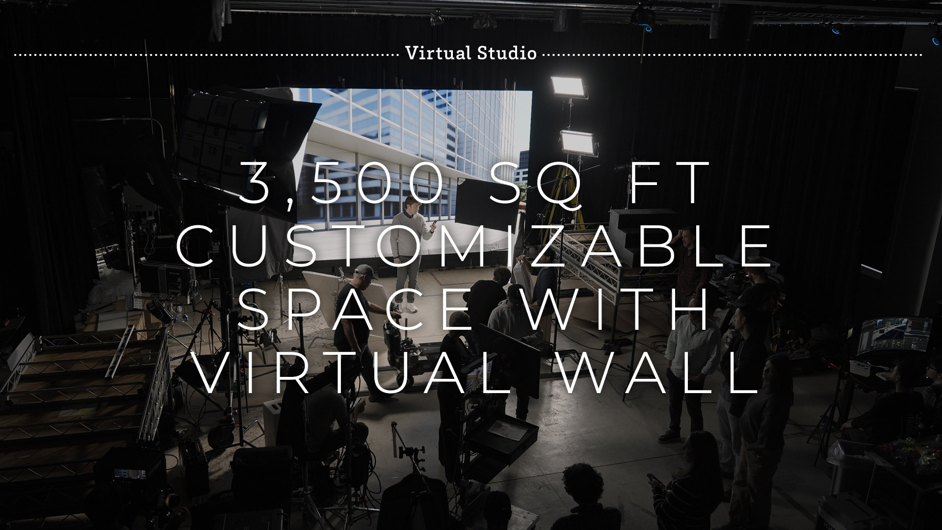 3,500 Sq Ft Customizable Space with Virtual Wall
