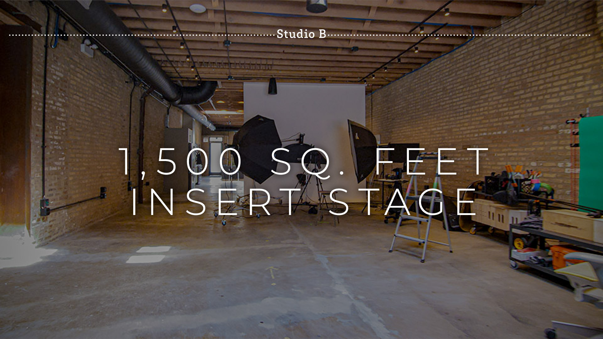 1,500 Sq. Feet Insert Stage